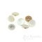 PERON Genuine Mother of Pearl Shank-Back Buttons, Made in Italy
