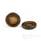 WATSON Extra Thick Cool Brown Buffalo Horn Coat Buttons, Made in Germany