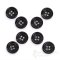 VERDAD Black Genuine Horn Suit Buttons, Made in Germany