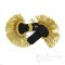 Naval Epaulettes with Black Wool & Gold Bullion Fringe