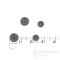 LUCA Classic Matte Dolphin Gray Corozo Suit Buttons, Made in Italy