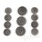 LUCA Classic Matte Dolphin Gray Corozo Suit Buttons, Made in Italy