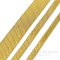 ZELENKA Checkered Metallic Gold Braid Trim, in Three Widths