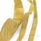ZELENKA Checkered Metallic Gold Braid Trim, in Three Widths
