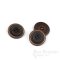 BRONKO Matte Dark Brown Buttons for Suits & Overcoats, Made in Italy
