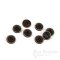 BRONKO Matte Dark Brown Buttons for Suits & Overcoats, Made in Italy