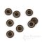 BLAKE Matte Dark Brown Vintage-Look Suit and Coat Buttons, Made in Italy