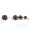 BLAKE Matte Dark Brown Vintage-Look Suit and Coat Buttons, Made in Italy