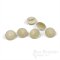 BONBON Intricate Laser-Cut Cream Colored Shank-Back Buttons, Made in Italy