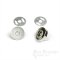 Set-In Magnetic Snaps in Four Colors, 18mm Diameter