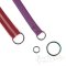 Rainbow Metal Rings for Lingerie-Making