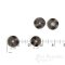 CRUZ Grayish Horn-Effect Sew-on Snaps, Made in Italy