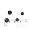 BIRKIN Black Genuine Horn Suit Buttons, Made in Germany