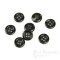 BIRKIN Black Genuine Horn Suit Buttons, Made in Germany
