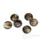 Warm Brown Buffalo Horn Suit Buttons, Made in Germany