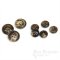 Warm Brown Buffalo Horn Suit Buttons, Made in Germany