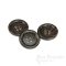 CHESHIRE Dark Brown Horn-Effect Suit and Overcoat Buttons, Made in Italy