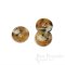QWAN Butterscotch Tan Horn-Effect Buttons, Made in Italy