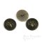 SCAR Lion Face Antique Brass Coat Buttons, Made in Italy