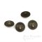 SCAR Lion Face Antique Brass Coat Buttons, Made in Italy