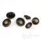 CORDOVA Antique Brass Shank Buttons, Made in Italy