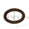 Large Oval AGNES Beaded Buckles for Wide Belts