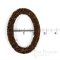 Large Oval AGNES Beaded Buckles for Wide Belts