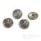 GALAHAD Antique Silver Knight's Armor Buttons, Made in Paris