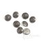 GALAHAD Antique Silver Knight's Armor Buttons, Made in Paris