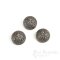 GALAHAD Antique Silver Knight's Armor Buttons, Made in Paris