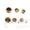 ELLIS Tiger Brown First-Class Genuine Horn Suit Buttons, Made in Germany