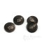 FIRPO Matte Dark Brown Genuine Buffalo Horn Buttons, Made in Italy
