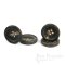 FIRPO Matte Dark Brown Genuine Buffalo Horn Buttons, Made in Italy