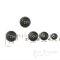 BOGART Classic Charcoal Gray Corozo Suit Buttons, Made in Italy