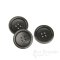 BOGART Classic Charcoal Gray Corozo Suit Buttons, Made in Italy