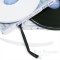 1/2" Wide High Density Black & White Rigilene Sew-Through Polyester Boning