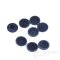 LUCA Classic Matte Dark Vibrant Blue Corozo Suit Buttons, Made in Italy