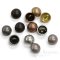 CORVINUS Classic Dome Buttons in Four Colors, Made in Italy