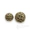 Magnificent Gold Filigree Buttons in Two Sizes, Made in France