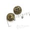Magnificent Gold Filigree Buttons in Two Sizes, Made in France