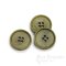 CULLEN Refined Olive Green Corozo Buttons, Made in Italy