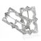 Delicate Stamped Fleur-de-lis Belt Buckle, Made in France