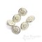 US Army Pale Silver Uniform Buttons, Made in France