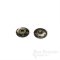 Elegant Antique Brass & Brown Horn-Effect Sew-on Snaps