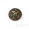 Antique Brass Hunting Tableau Metal Buttons, Made in France