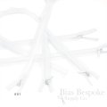 8" Transparent Invisible Zippers, Size #3, Bias Bespoke Brand