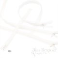 8" Transparent Invisible Zippers, Size #3, Bias Bespoke Brand