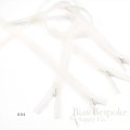 8" Transparent Invisible Zippers, Size #3, Bias Bespoke Brand