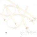 8" Transparent Invisible Zippers, Size #3, Bias Bespoke Brand