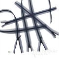 8" Transparent Invisible Zippers, Size #3, Bias Bespoke Brand